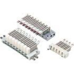 5 Port Compact Solenoid Valve Single Solenoid Base Mounted Plug On 24VDC