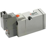 SMC 2 position double Pneumatic Solenoid Valve - Solenoid/Pilot SY Series 24V dc