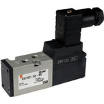 SMC 2 Position Single Valve Pneumatic Solenoid Valve - Air Rc(PT) 1/8 VK3000 Series