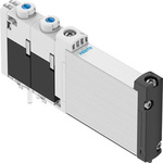 Festo 2x3/2, Monostable, Open/Closed Solenoid Valve - Electrical VUVG Series 24V dc