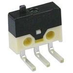 SPDT-NO/NC Button Subminiature Micro Switch, 500 mA @ 30 V dc