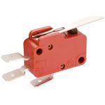 SPDT Hinge Lever Microswitch, 10 A @ 250 V ac