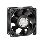 ebm-papst, 48 V dc, DC Axial Fan, 92 x 92 x 38mm, 235m³/h, 24.3W, IP68