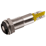 Signal Construct Yellow Indicator, Lead Wires Termination, 20 → 28 V, 6mm Mounting Hole Size
