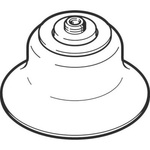 Festo 50mm Deep Fluororubber Pneumatic Suction Cup ESS-50-EF, M6 mm