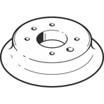 Festo 200mm Flat Silicon Pneumatic Suction Cup ESV-200-SS