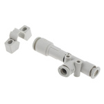 SMC Vacuum Generator, 1mm nozzle , -48kPa 52L/min, ZH series