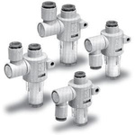 SMC Vacuum Filter - ZFB Series, 30μm, Rc 1/4 Port Connection