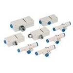 Vacuum ejector body ported type 1mm nozzle diam,-88kPa,G1/8" for supply,vacuum and exhaust port