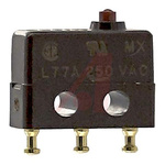 SPDT Pin Plunger Microswitch, 7 A