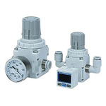 SMC 140L/min Vacuum Regulator, -100kPa to -1.3kPa