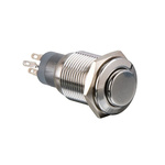 Arcolectric Double Pole Double Throw (DPDT) Momentary Push Button Switch, IP67, 16.2 (Dia.) (Dia.)mm, Panel Mount, 250V