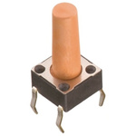 Pink Tactile Switch, Single Pole Single Throw (SPST) 50 mA @ 12 V dc 3.6mm Through Hole