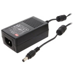 MEAN WELL 23W Power Brick AC/DC Adapter 9V dc Output, 0 → 2.55A Output