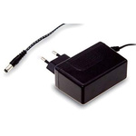 MEAN WELL 18W Plug-In AC/DC Adapter 48V dc Output, 375mA Output