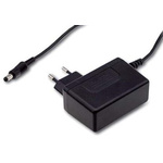 MEAN WELL 40W Plug-In AC/DC Adapter 12V dc Output, 3.33A Output