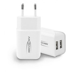 Ansmann 12W Plug-In AC/DC Adapter 5V dc Output, 2400mA Output