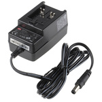 MEAN WELL 12W Plug-In AC/DC Adapter 12V dc Output, 1A Output