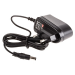 MEAN WELL 6W Plug-In AC/DC Adapter 9V dc Output, 660mA Output