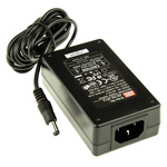 MEAN WELL Power Brick AC/DC Adapter 9V dc Output, 1.66A Output