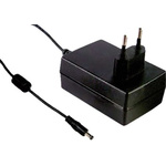 MEAN WELL 25W Plug-In AC/DC Adapter 18V dc Output, 1.38A Output