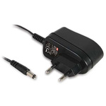 MEAN WELL 6W Plug-In AC/DC Adapter 18V dc Output, 330mA Output