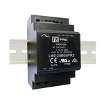 RS PRO DIN Rail Power Supply, 120 → 370 V dc, 85 → 264 V ac ac, dc Input, 5V dc Output, 6.5A Output, 33W