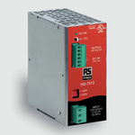 RS PRO Switch Mode DIN Rail Power Supply, AC 90–132V ac, dc Input, 45-55V dc dc Output, 5A Output, 240W