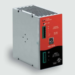 RS PRO Switch Mode DIN Rail Power Supply, AC 187–264V ac, dc Input, 23-28V dc dc Output, 20A Output, 480W