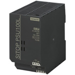 Siemens SITOP PSU100L Switch Mode DIN Rail Power Supply, 93 → 132V ac ac Input, 24V dc dc Output, 10A Output,