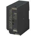 Siemens SITOP PSU100L Switch Mode DIN Rail Power Supply, 93 → 132V ac ac Input, 24V dc dc Output, 5A Output, 120W