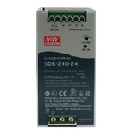 MEAN WELL SDR Switch Mode DIN Rail Power Supply, 88 → 264V ac ac Input, 24V dc dc Output, 10A Output, 240W