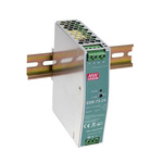 MEAN WELL EDR Switch Mode DIN Rail Power Supply, 90 → 264V ac ac Input, 12V dc dc Output, 6.3A Output, 75W
