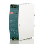 MEAN WELL EDR Switch Mode DIN Rail Power Supply, 90 → 264V ac ac Input, 12V dc dc Output, 10A Output, 120W