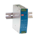 MEAN WELL NDR Switch Mode DIN Rail Power Supply, 90 → 264V ac ac Input, 12V dc dc Output, 10A Output, 120W