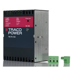 TRACOPOWER TIS Switch Mode DIN Rail Power Supply, 93 → 132 V ac, 187 → 264 V ac ac Input, 24V dc dc