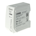 Phoenix Contact UNO-PS/1AC/12DC/55W Switch Mode DIN Rail Power Supply, 85 → 264V ac ac Input, 12V dc dc Output,