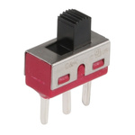 PCB Slide Switch Single Pole Double Throw (SPDT) Latching 6 A @ 120 V ac, 6 A @ 28 V dc Slide