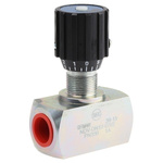 RS PRO Line Mounting Hydraulic Flow Control Valve, G 1/2, 350 bar