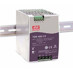 MEAN WELL TDR Switch Mode DIN Rail Power Supply, 340 → 550 V ac, 480 → 780 V dc, 48V dc dc Output, 10A