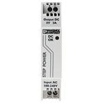 Phoenix Contact STEP-PS/ 1AC/ 5DC/2 Switch Mode DIN Rail Power Supply, 85 → 264V ac ac, dc Input, 5V dc dc