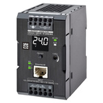 Omron S8VK-X Switch Mode DIN Rail Power Supply, 230V ac ac, dc Input, 24V dc dc Output, 5A Output, 120W