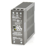 Idec PS5R DIN Rail Power Supply, 85 → 264V ac ac, dc Input, 24V dc dc Output, 2.5A Output, 60W