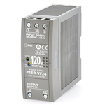 Idec PS5R DIN Rail Power Supply, 85 → 264V ac ac, dc Input, 24V dc dc Output, 5A Output, 120W