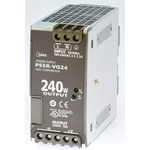 Idec PS5R DIN Rail Power Supply, 85 → 264V ac ac, dc Input, 24V dc dc Output, 10A Output, 240W