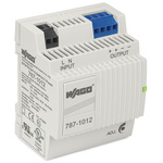 Wago 787 DIN Rail Power Supply, 85 → 264 V ac, 120 → 300 V dc, 24V dc, 2.5A Output, 60W