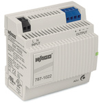 Wago 787 Switch Mode DIN Rail Power Supply, 85 → 264 V ac, 120 → 300 V dc ac, dc Input, 24V dc dc Output,