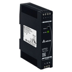 Delta Electronics DRL DIN Rail Power Supply, 85 → 264V ac ac Input, 12V dc dc Output, 6.25A Output, 75W