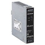 Delta Electronics DRL DIN Rail Power Supply, 90 → 264V ac ac Input, 24V dc dc Output, 5A Output, 120W