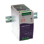 MEAN WELL WDR Switch Mode DIN Rail Power Supply, 180 → 550V ac ac Input, 48V dc dc Output, 5A Output, 240W